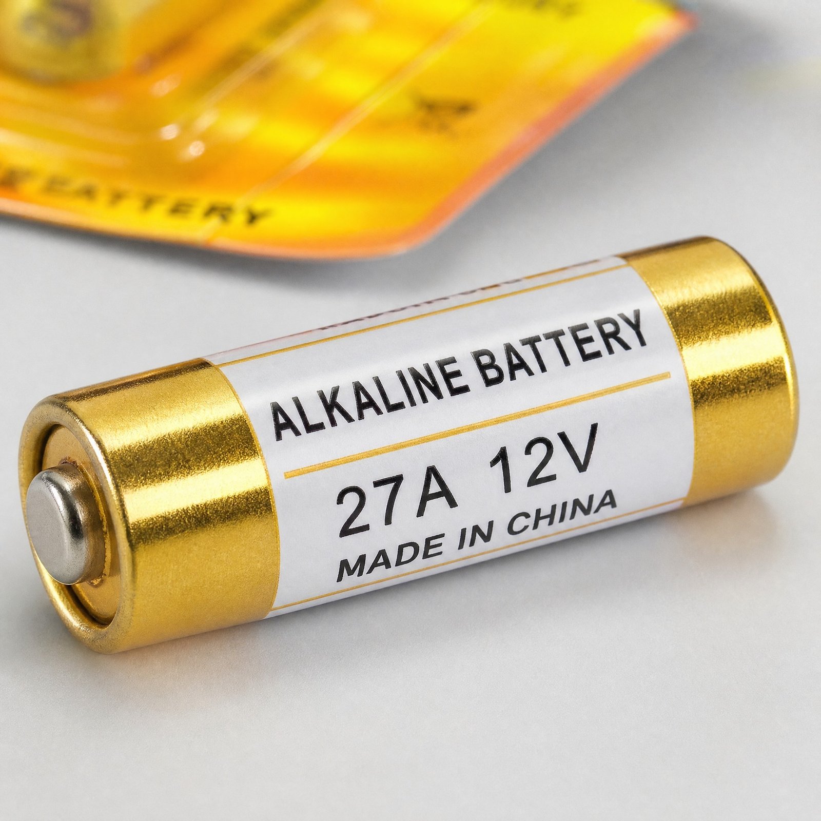 12V 27A Alkaline Battery for Remote Control Devices, 27mAh High Energy Density with Leak-Proof Design and Long Shelf Life - Image 2