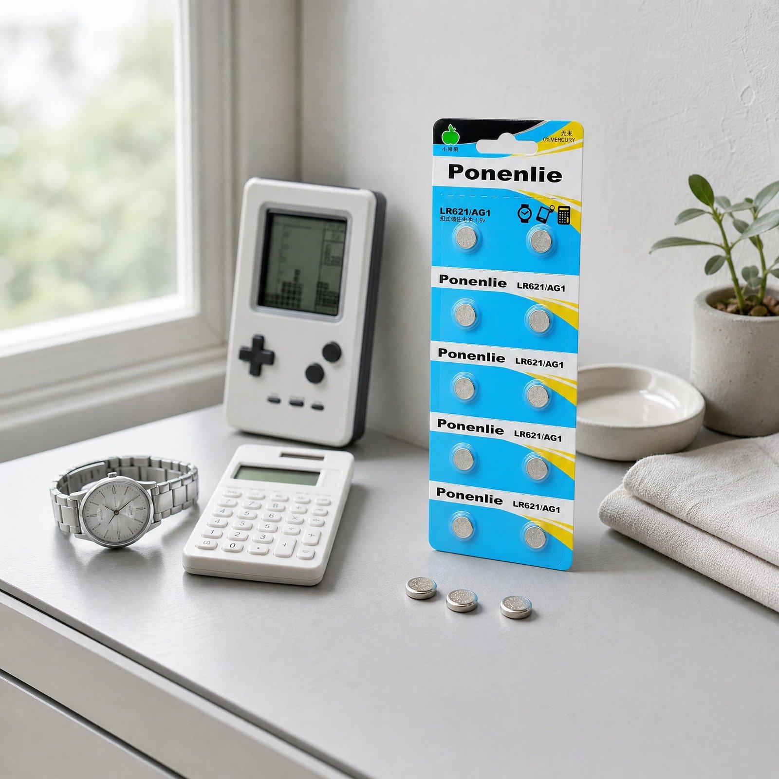 1.5V AG1 Button Cell Battery for Everyday Devices, 13mAh High Energy Density with Leak-Proof Design and Long Shelf Life - Image 3