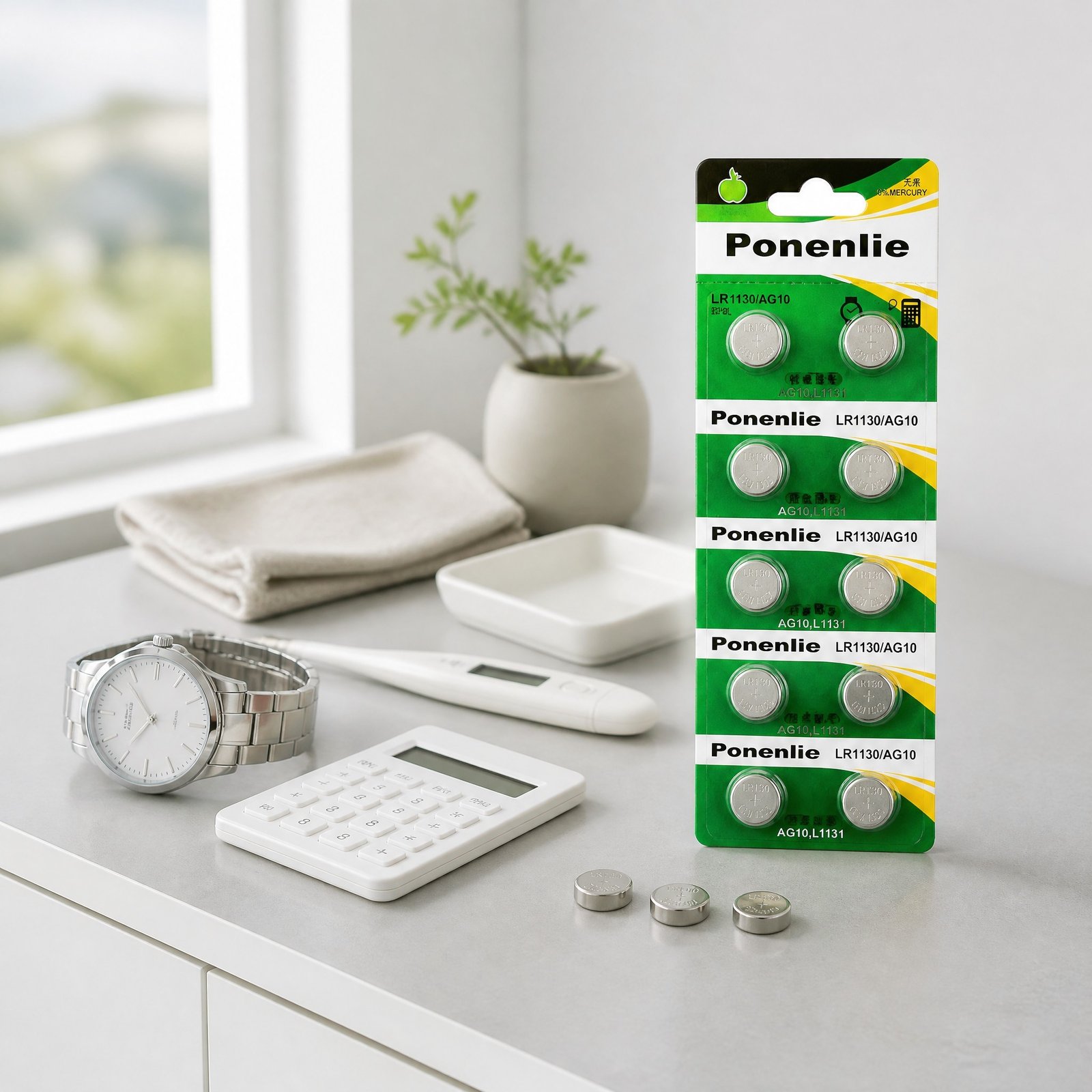 1.5V AG10 Button Cell Battery for Everyday Devices, 70mAh High Energy Density with Leak-Proof Design and Long Shelf Life - Image 3