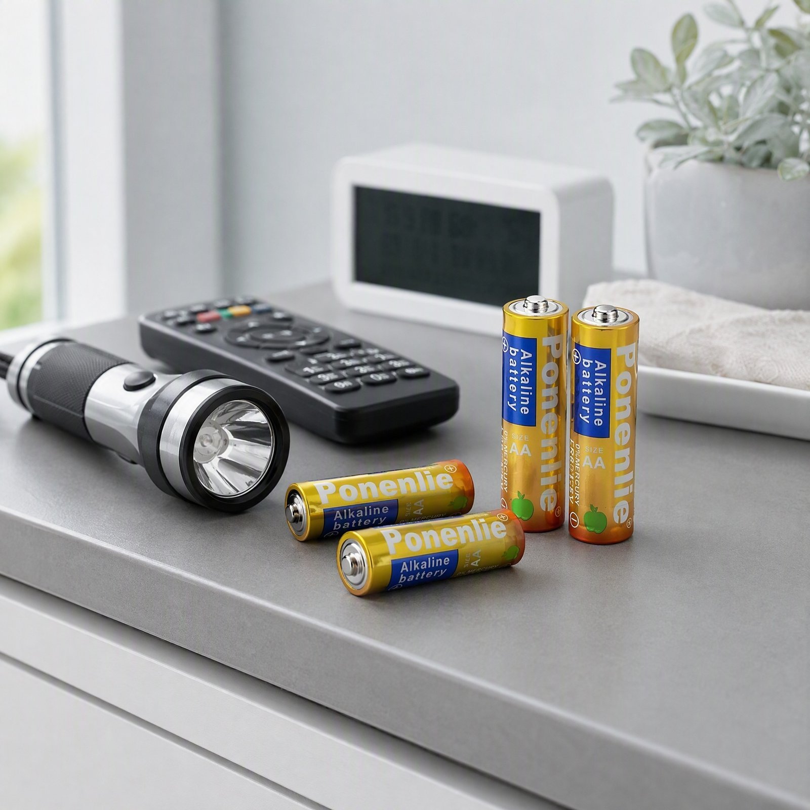 1.5V AA Alkaline Battery for Everyday Devices, 2000mAh High Energy Density with Leak-Proof Design and Long Shelf Life - Image 3