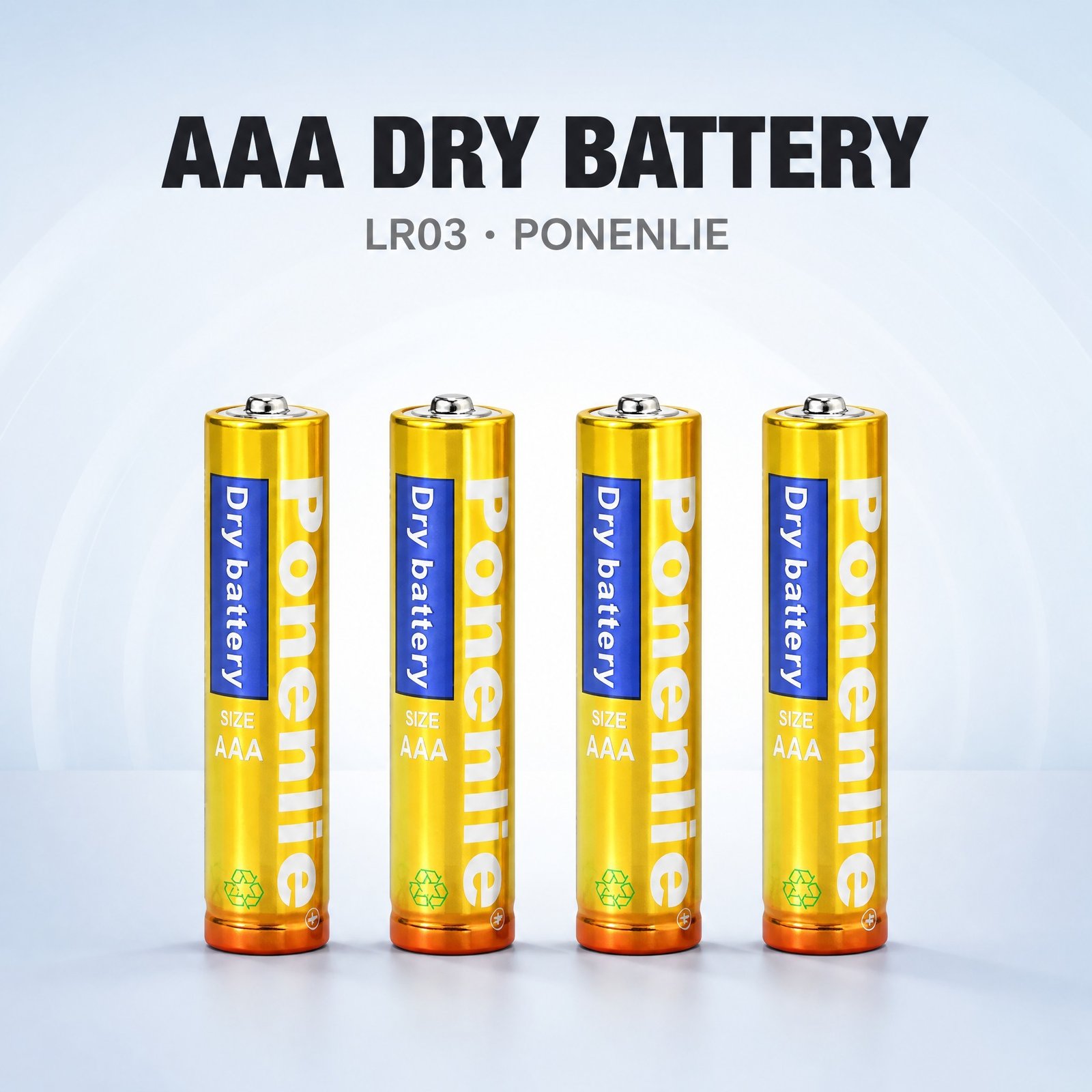 1.5V AAA Alkaline Battery for Everyday Devices, 1000mAh High Energy Density with Leak-Proof Design and Long Shelf Life